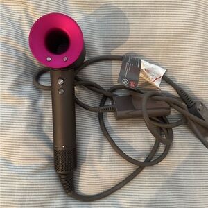 Dyson Hair Dryer in Pink and Black